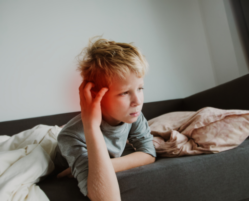 mal d'orecchio nei bambini